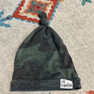 Copper Pearl beanie Camo Newborn